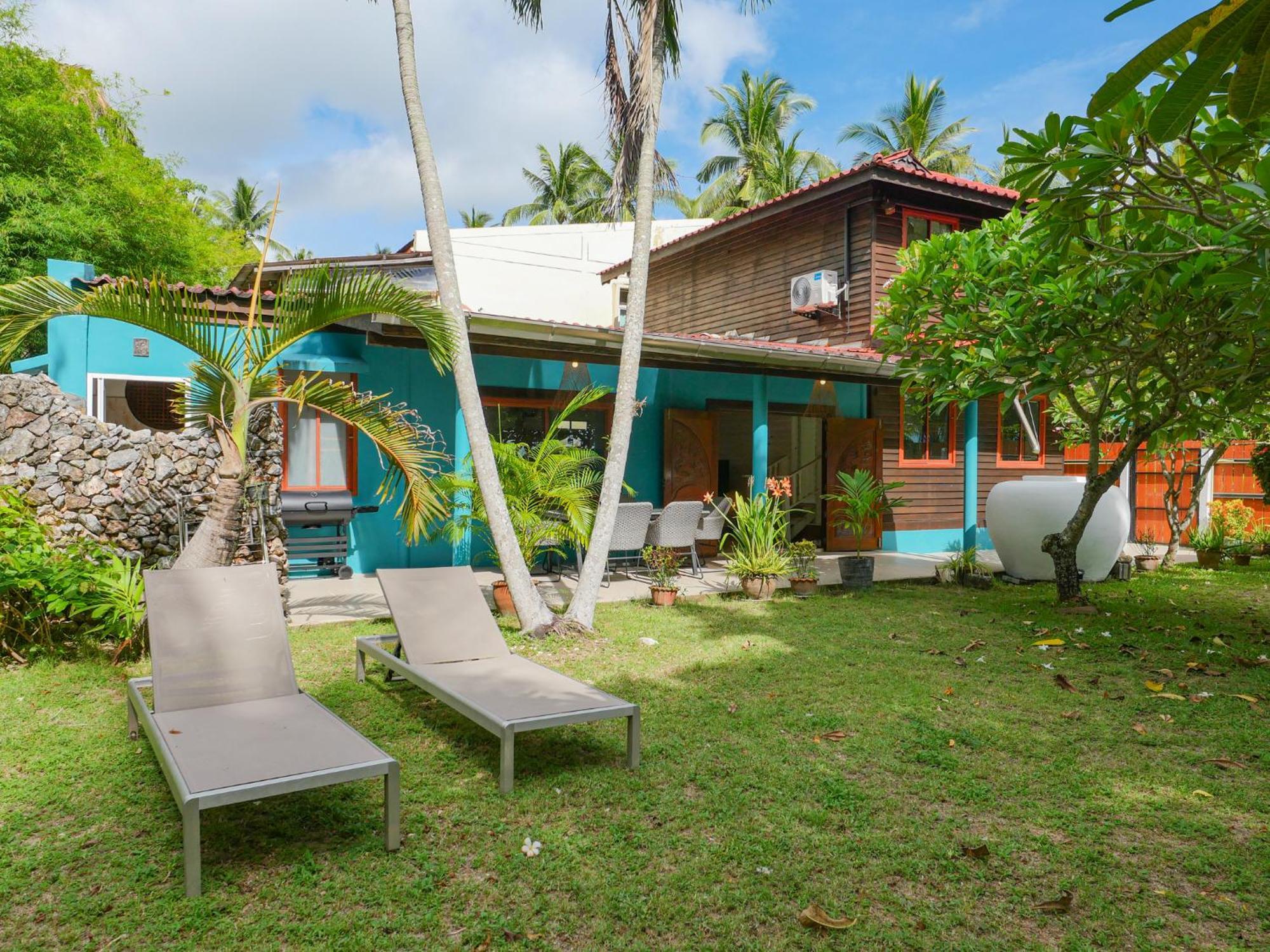The Wooden Beach House 3Br - Sunset Beach Garden Taling Ngam  Exterior photo